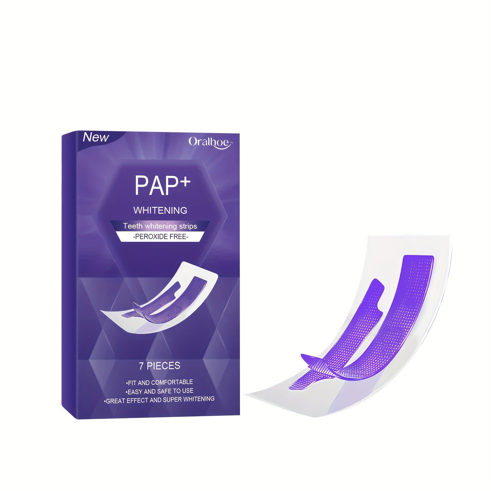 SwiftShip Purple Teeth Whitening Strips